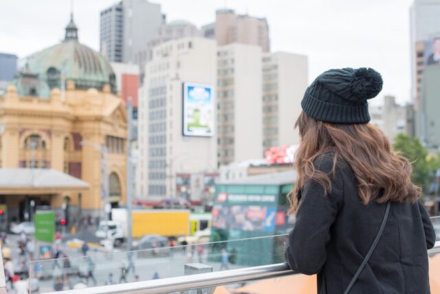 Student in Melbourne city