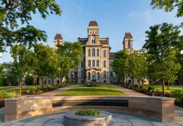 Syracuse campus spring