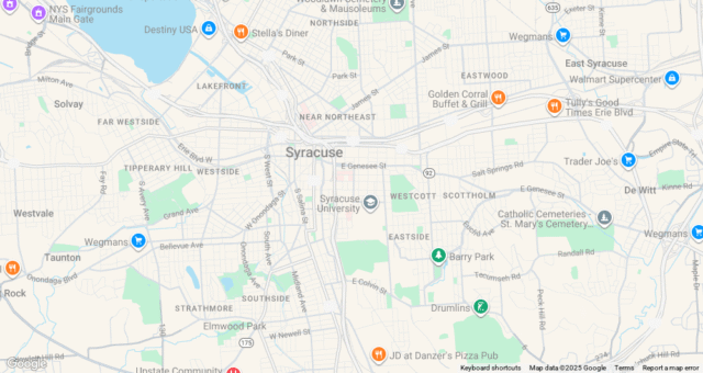 Syracuse Map