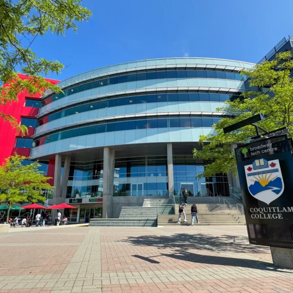 Coquitlam College Campus from outside