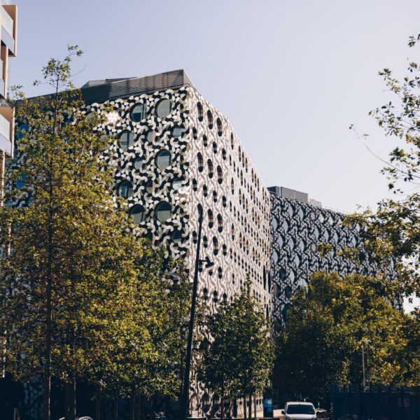 Ravensbourne University London building from the outside