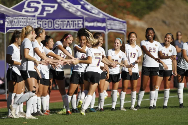 SFSU girls soccer team
