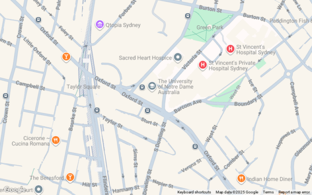 UNDA Sydney Map
