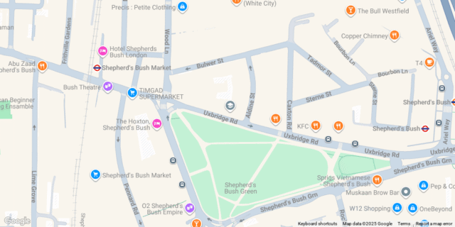 BPP London west map
