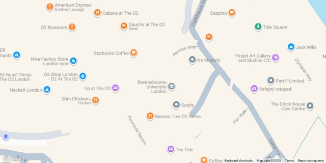 Ravensbourne map