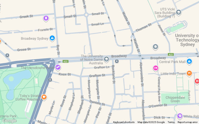 Broadway Campus Map