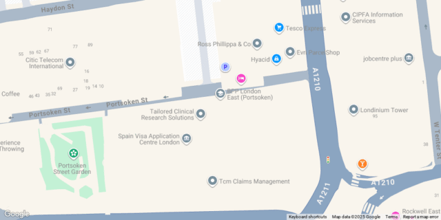 BPP London map