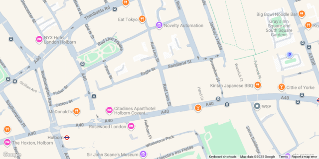 BPP Holborn map